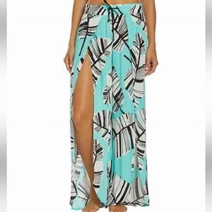 NWT Trina Turk “Copacabana” Split-Leg Swim Cover-Up Pants